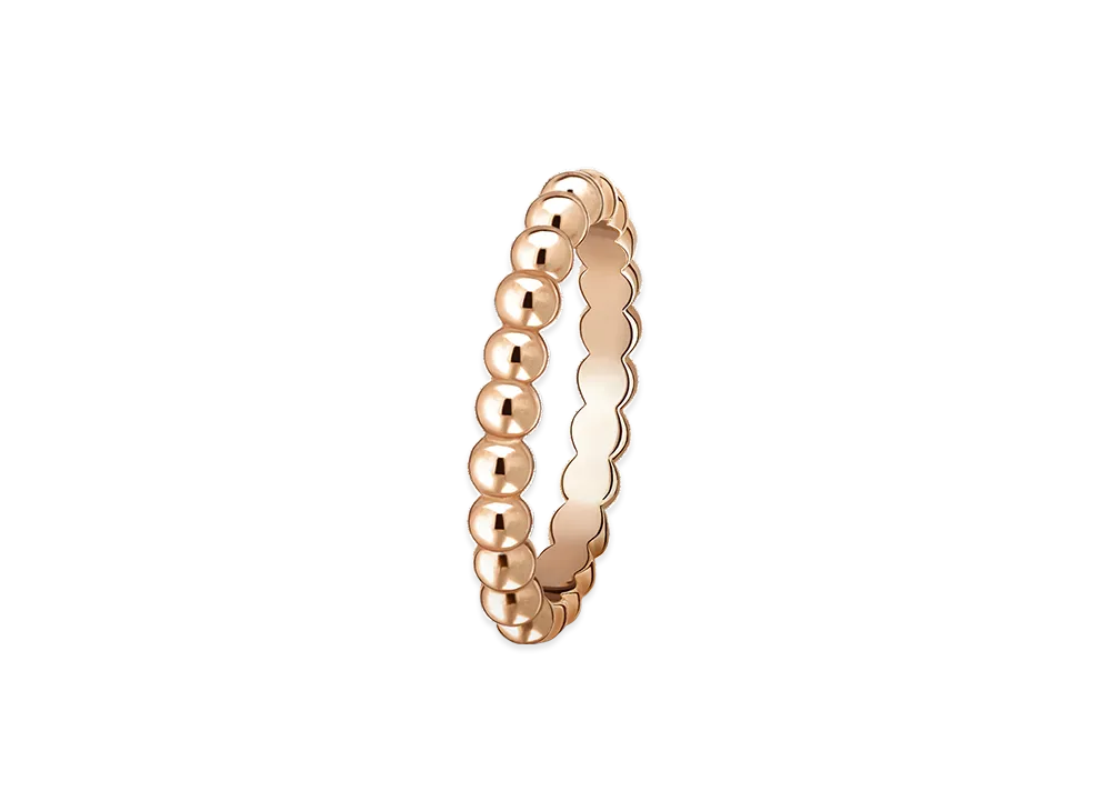 Van Cleef & Arpels Perlee gold pearls ring medium model "18K Rose gold"