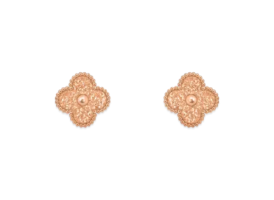 Van Cleef & Arpels Vintage Alhambra earrings "18K Rose gold"