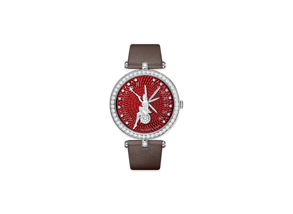 Van Cleef & Arpels Lady Arpels Feerie Rouge watch "18K White gold/Diamond"