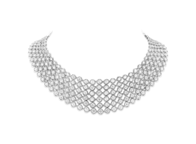Van Cleef & Arpels Palmyre necklace "18K White gold/Diamond"