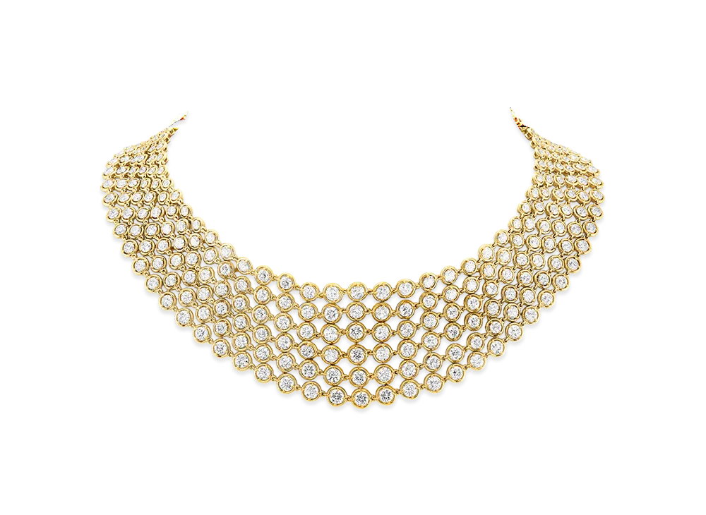 Van Cleef & Arpels Palmyre necklace "18K Yellow gold/Diamond"