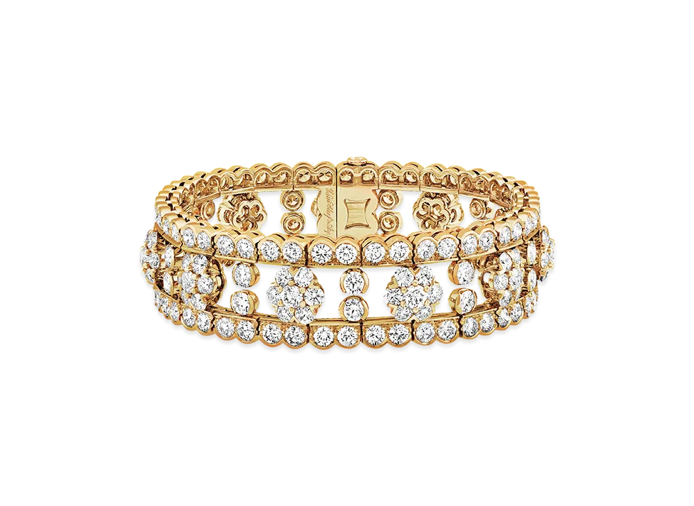 Van Cleef & Arpels Snowflake bracelet "18K Yellow gold/Diamond"