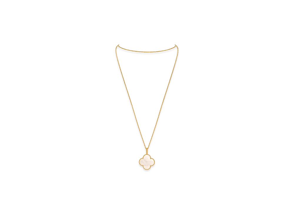 Van Cleef & Arpels Magic Alhambra long necklace 1 motif "18K Yellow gold/Mother-of-pearl"