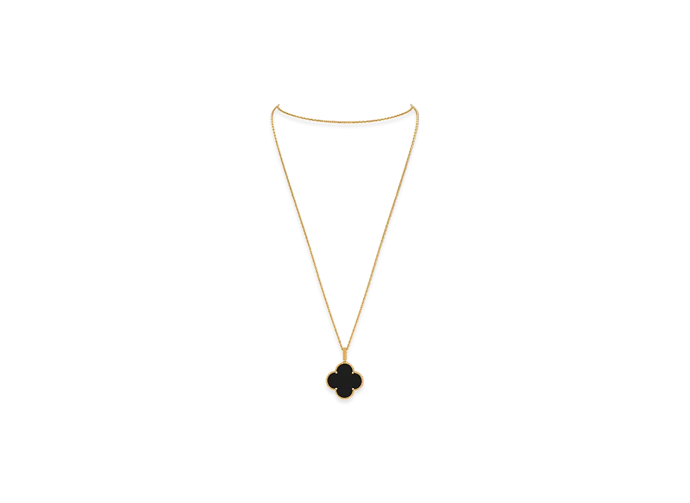 Van Cleef & Arpels Magic Alhambra long necklace 1 motif "18K Yellow gold/Onyx"