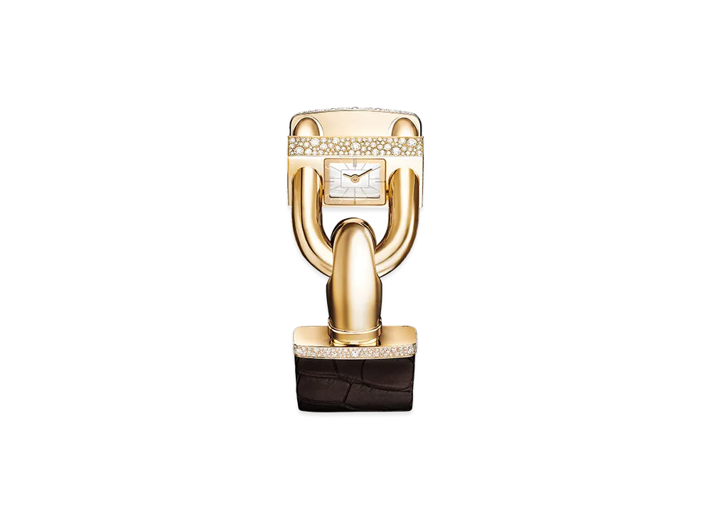 Van Cleef & Arpels Cadenas watch "18K Yellow gold/Diamond/Mother-of-pearl"