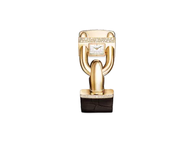 Van Cleef & Arpels Cadenas watch "18K Yellow gold/Diamond/Mother-of-pearl"