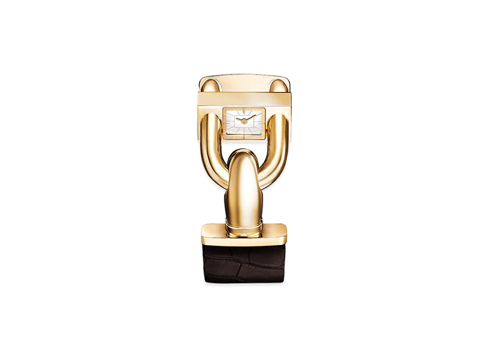 Van Cleef & Arpels Cadenas watch "18K Yellow gold/Mother-of-pearl"