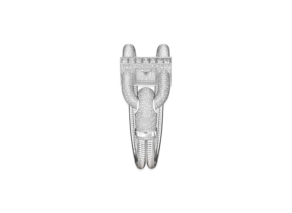 Van Cleef & Arpels Cadenas watch "18K White gold/Diamond"