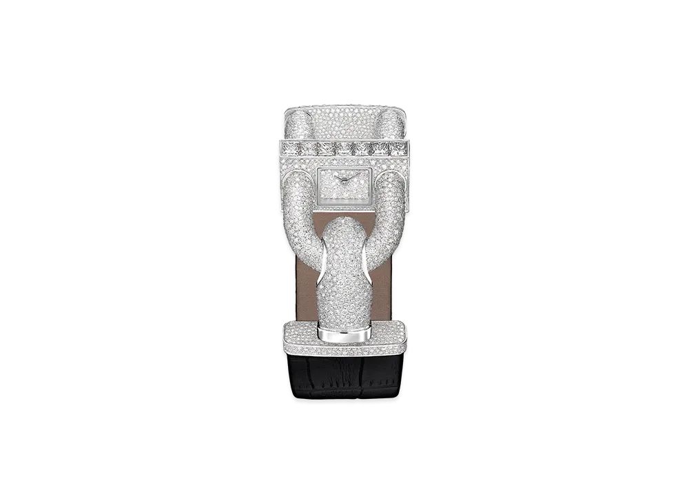 Van Cleef & Arpels Cadenas watch "18K White gold/Diamond"