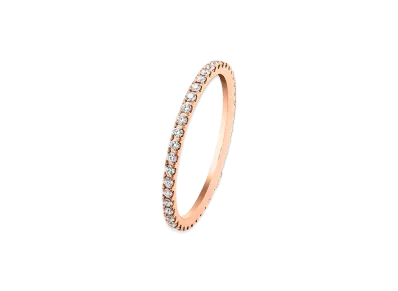 Van Cleef & Arpels Felicite wedding band 1.25mm "18K Rose gold/Diamond"