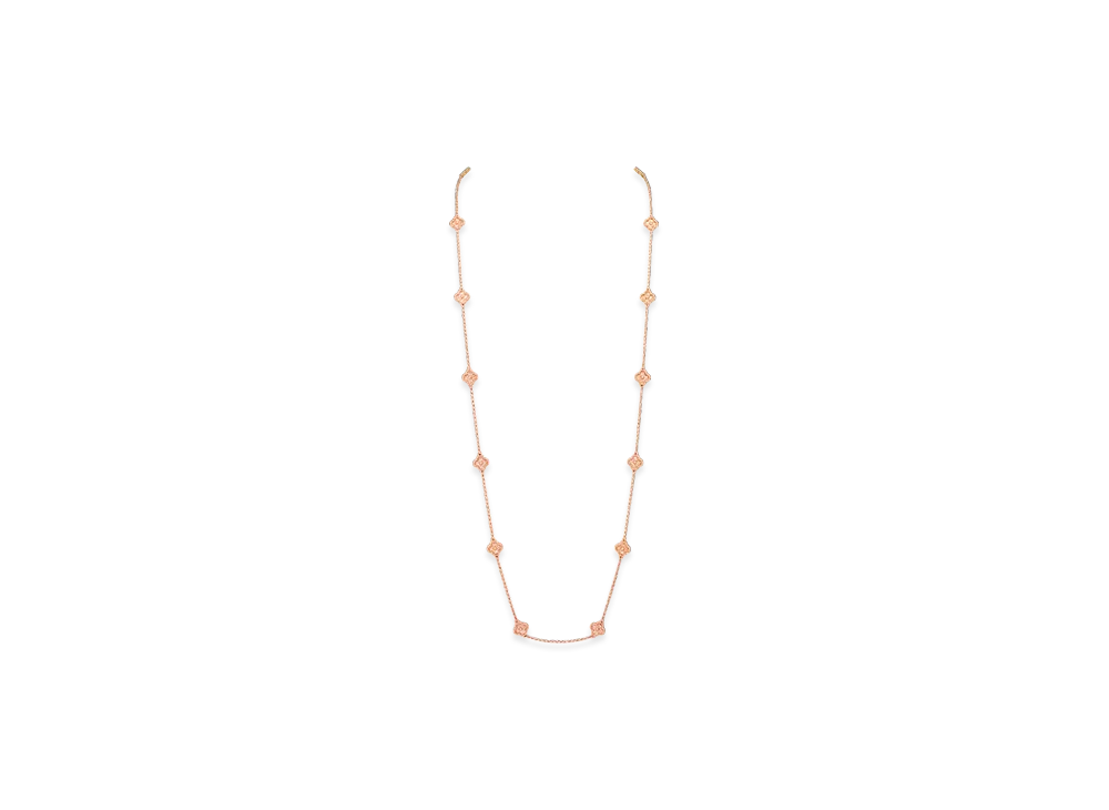 Van Cleef & Arpels Sweet Alhambra long necklace 16 motifs "18K Rose gold"
