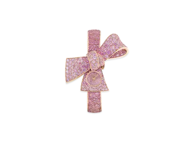 Van Cleef & Arpels Ruban Secret Saphir Rose watch "18K Rose gold/Sapphire/Diamond"