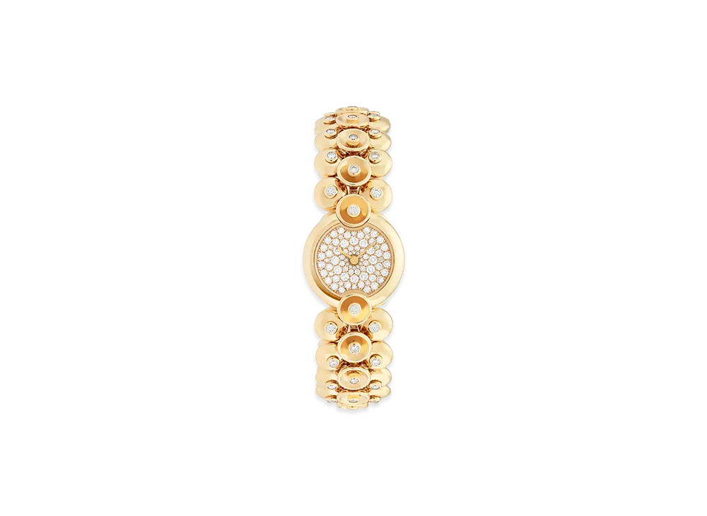 Van Cleef & Arpels Bouton d'or large model watch "18K Yellow gold/Diamond"