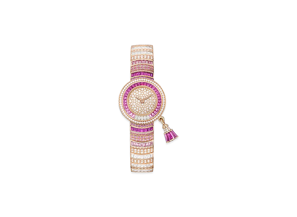 Van Cleef & Arpels Sweet Charms watch "18K Rose gold/Sapphire/Diamond"