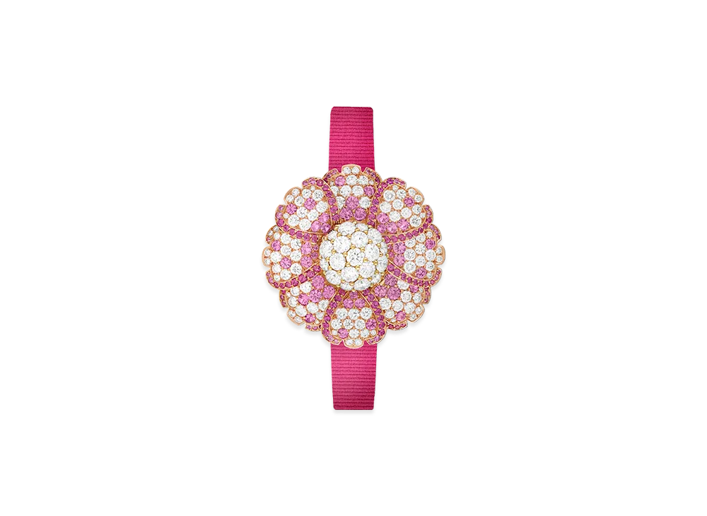 Van Cleef & Arpels Primrose Secret watch "18K Yellow gold/Sapphire/Diamond"