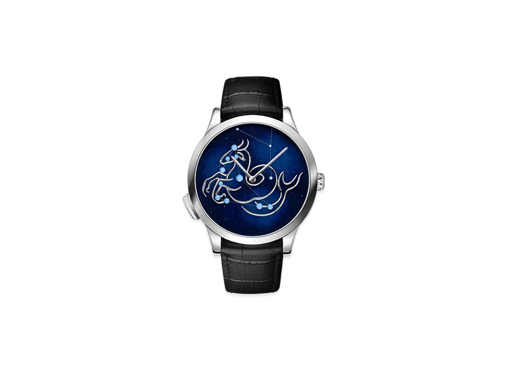 Van Cleef & Arpels Midnight Zodiaque Lumineux Capricorni Capricorn watch "18K White gold"