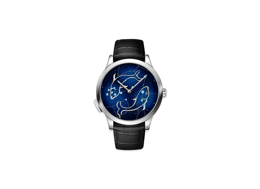 Van Cleef & Arpels Midnight Zodiaque Lumineux Piscium Pisces watch "18K White gold"