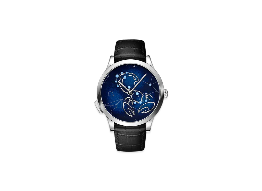 Van Cleef & Arpels Midnight Zodiaque Lumineux Scorpii Scorpio watch "18K White gold"