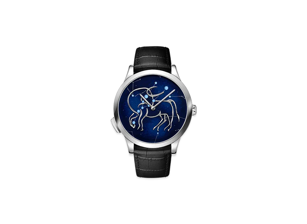 ヴァンクリーフ&アーベル ミッドナイト ゾディアック リュミヌー タウリ 牡牛座 ウォッチ "18K ホワイトゴールド"