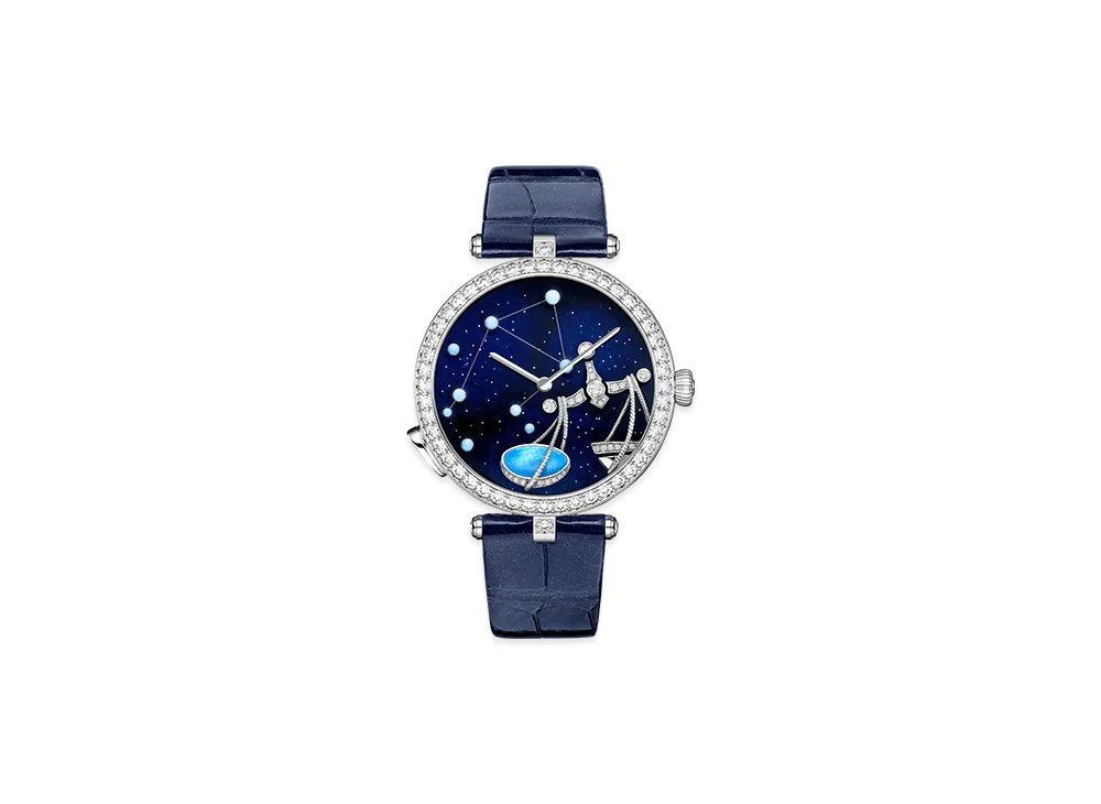 Van Cleef & Arpels Lady Arpels Zodiaque Lumineux Librae Libra watch "18K White gold/Diamond"