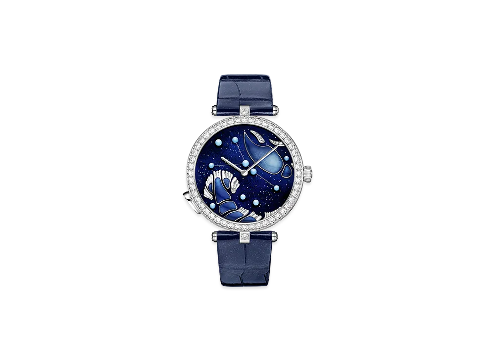Van Cleef & Arpels Lady Arpels Zodiaque Lumineux Cancri Cancer watch "18K White gold/Diamond"