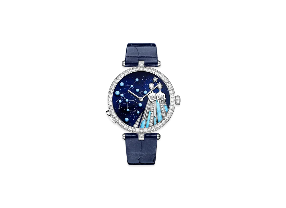 Van Cleef & Arpels Lady Arpels Zodiaque Lumineux Geminorum Gemini watch "18K White gold/Diamond"