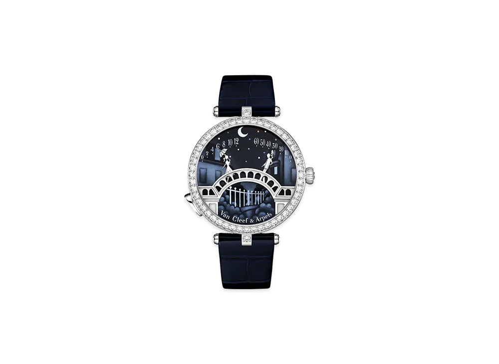 Van Cleef & Arpels Lady Arpels Pont des Amoureux watch "18K White gold/Diamond"