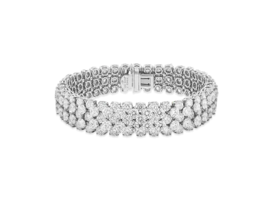 Van Cleef & Arpels A Cheval bracelet "Platinum/Diamond"