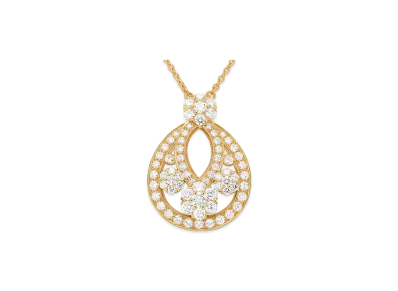 Van Cleef & Arpels Snowflake pendant small model "18K Yellow gold/Diamond"