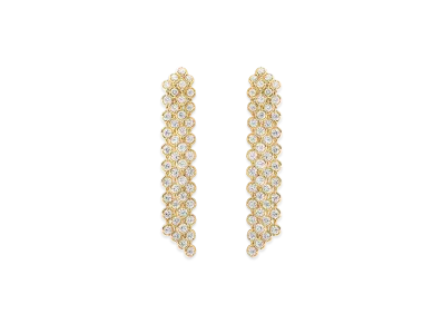 Van Cleef & Arpels Palmyre earrings "18K Yellow gold/Diamond"