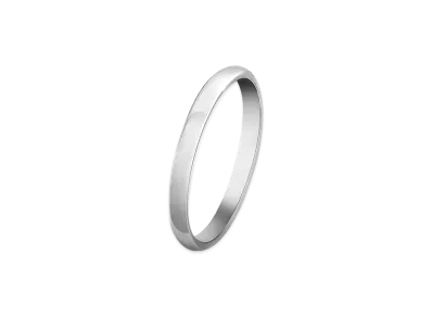 Van Cleef & Arpels Tendrement wedding band 2mm "Platinum"