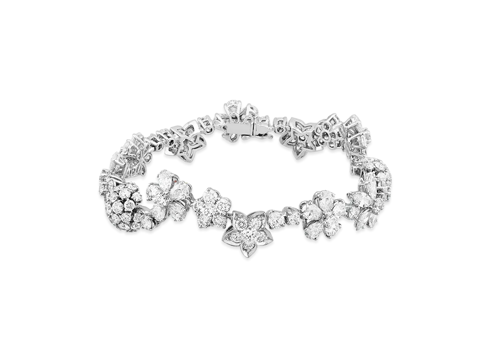 Van Cleef & Arpels Folie des Pres bracelet "18K White gold/Diamond"