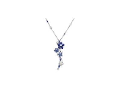 Van Cleef & Arpels Folie des Pres pendant "18K White gold/Sapphire/Diamond"