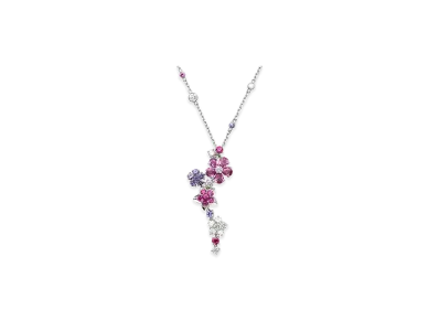 Van Cleef & Arpels Folie des Pres pendant "18K White gold/Sapphire/Diamond"