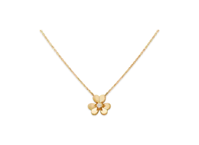 Van Cleef & Arpels Frivole pendant mini model "18K Yellow gold/Diamond"