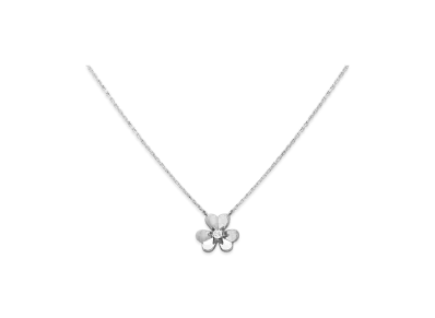 Van Cleef & Arpels Frivole pendant mini model "18K White gold/Diamond"