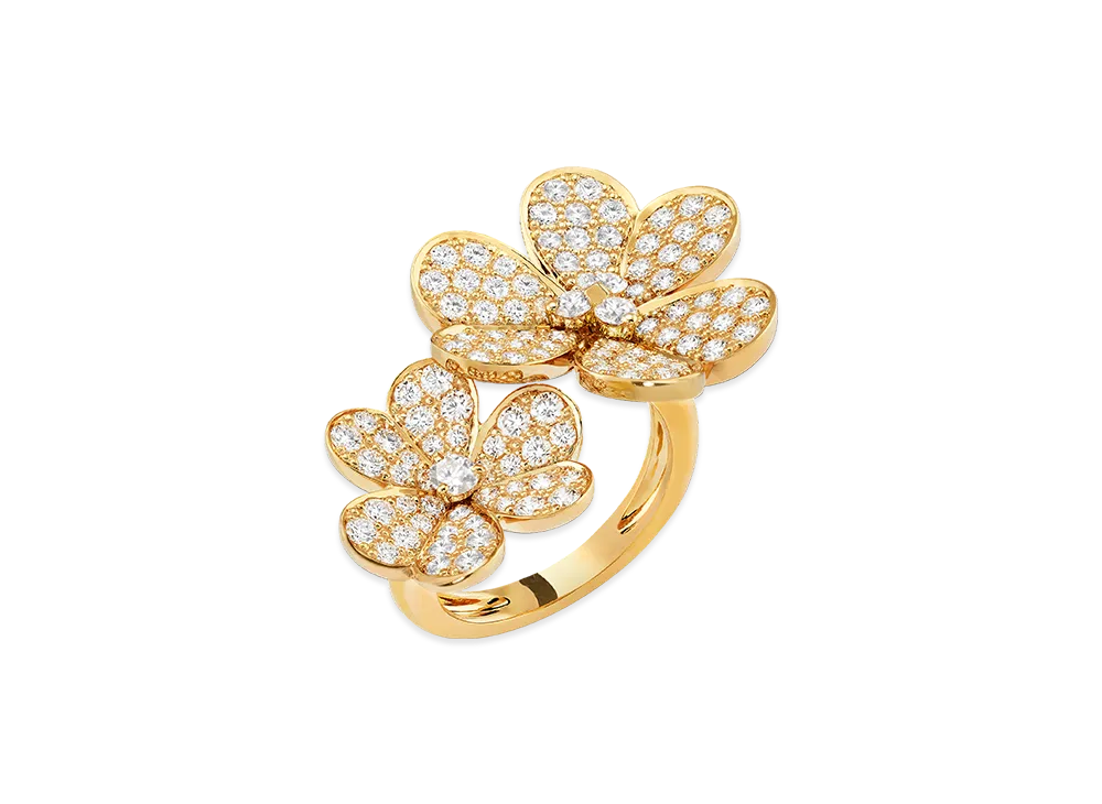 Van Cleef & Arpels Frivole Entre les Doigts ring "18K Yellow gold/Diamond"