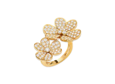 Van Cleef & Arpels Frivole Entre les Doigts ring "18K Yellow gold/Diamond"