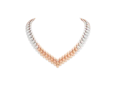 Van Cleef & Arpels Bouton d'or necklace "18K Rose gold/Diamond"