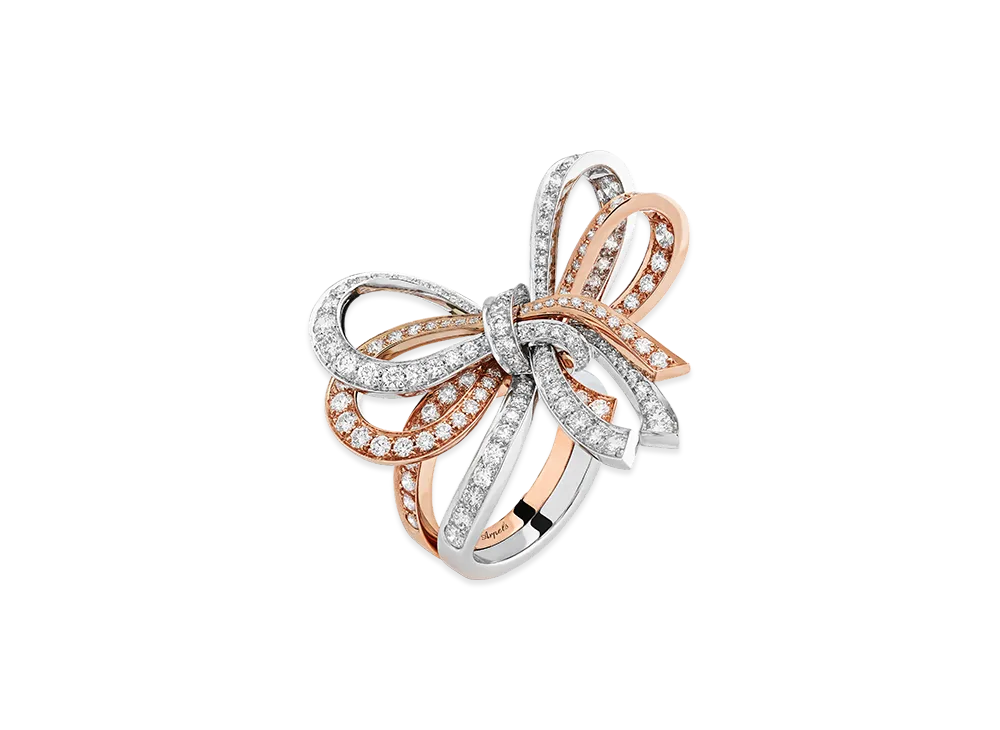 Van Cleef & Arpels Noeud Entre les Doigts ring "18K White gold/Diamond"