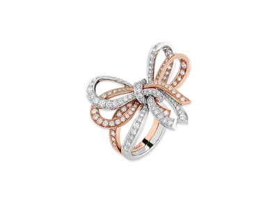 Van Cleef & Arpels Noeud Entre les Doigts ring "18K White gold/Diamond"