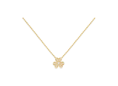 Van Cleef & Arpels Frivole pendant mini model "18K Yellow gold/Diamond"