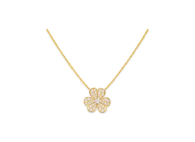 Van Cleef & Arpels Frivole pendant small model "18K Yellow gold/Diamond"