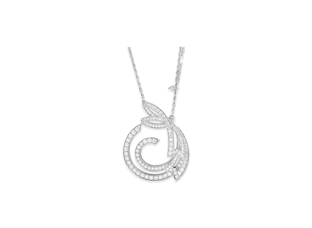 Van Cleef & Arpels Contes d'Hiver pendant "18K White gold/Diamond"
