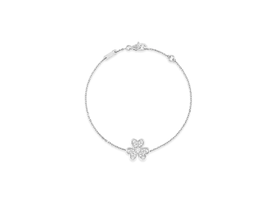 Van Cleef & Arpels Frivole bracelet mini model "18K White gold/Diamond"
