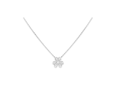 Van Cleef & Arpels Frivole pendant mini model "18K White gold/Diamond"