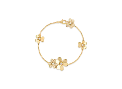 Van Cleef & Arpels Frivole bracelet 5 flowers "18K Yellow gold/Diamond"