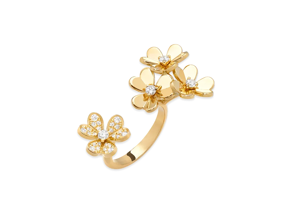 Van Cleef & Arpels Frivole Entre les Doigts ring "18K Yellow gold/Diamond"