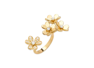 Van Cleef & Arpels Frivole Entre les Doigts ring "18K Yellow gold/Diamond"