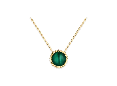 Van Cleef & Arpels Perlee couleurs pendant "18K Yellow gold/Malachite"
